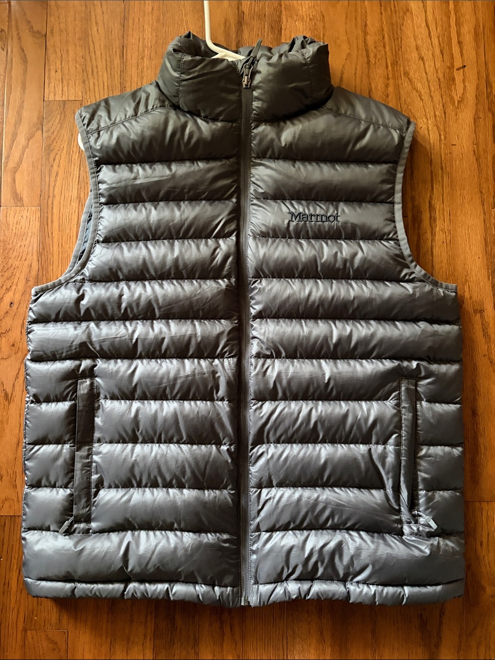 Marmot Men's Quilted Puffer Vest in Slate Gray